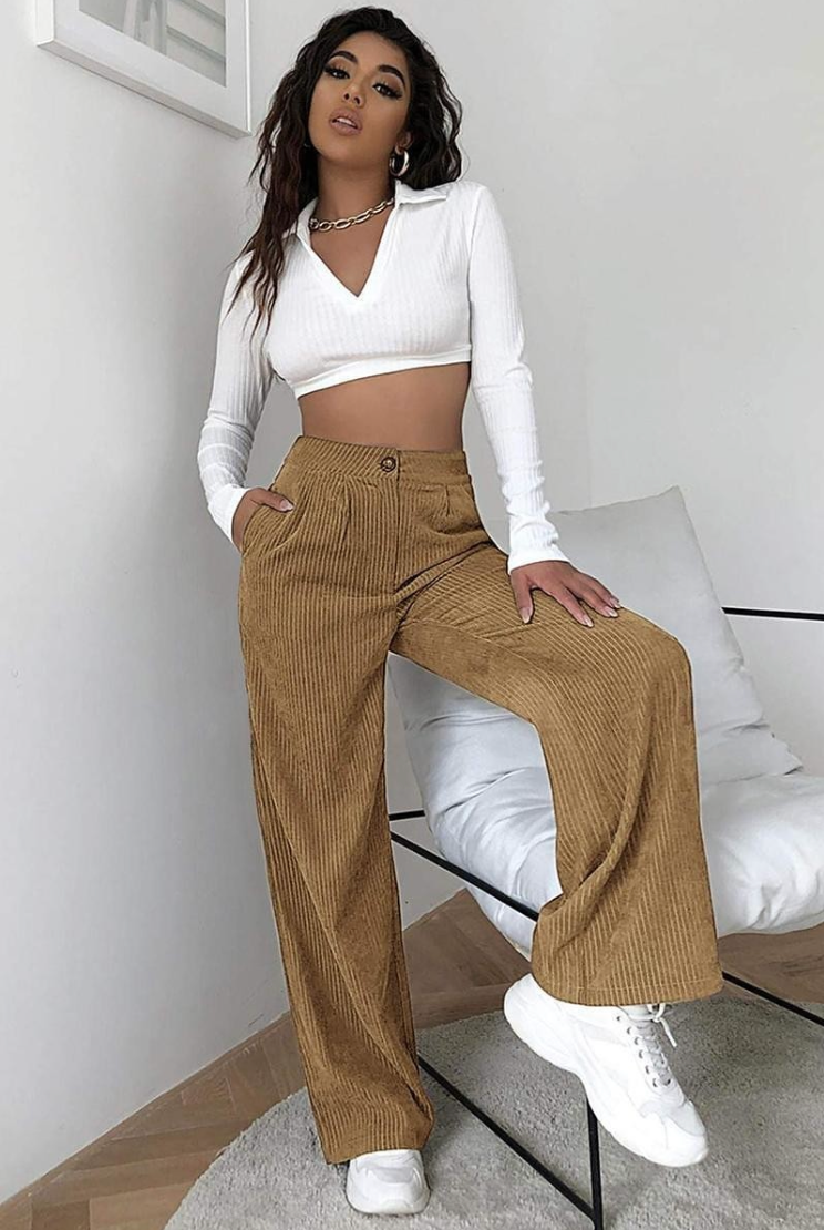 Loose High Waisted Pants