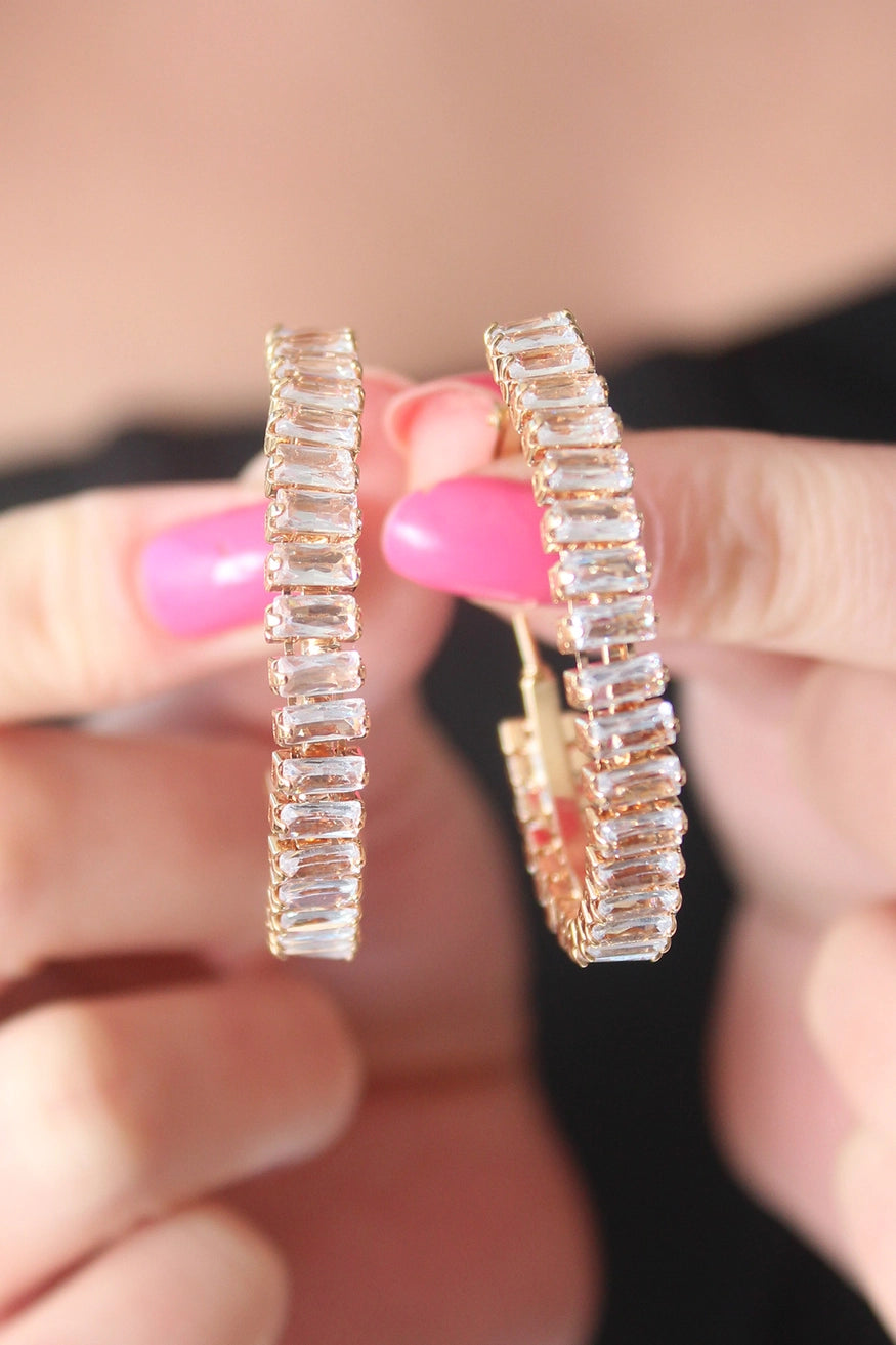 Stud Hoop Earrings