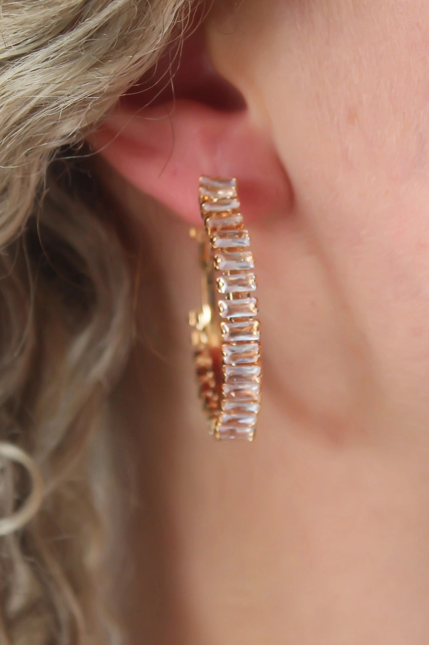 Stud Hoop Earrings